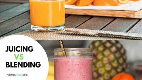 Juicing versus Blending Banner